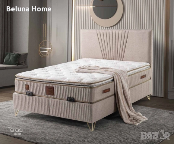 Тапицирано легло, снимка 3 - Спални и легла - 53614664