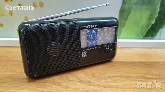 Sony icf-350W, снимка 4 - Радиокасетофони, транзистори - 49740052