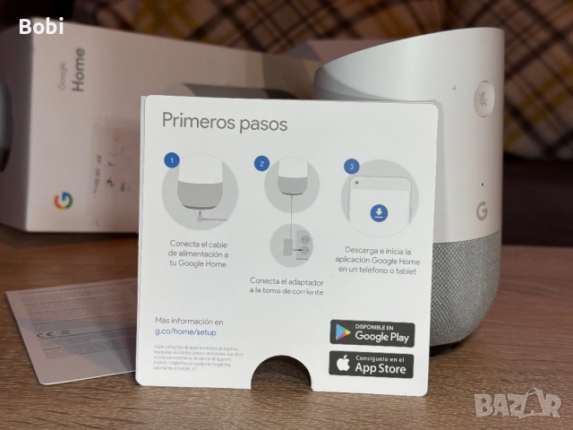 Google Home – Смарт асистент (1-во поколение), снимка 10 - Друга електроника - 52804380