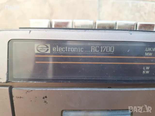 ELECTRONIC RC1700 Cassette Recorder VINTAGE, снимка 2 - Радиокасетофони, транзистори - 55774943