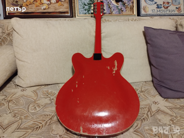 Стара електрическа китара Орфей, снимка 9 - Китари - 44589029