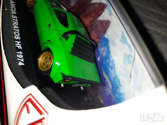 Lancia Stratos HF 1974 GREEN VERDE . Serie Oro. 1.43 Edison , снимка 17 - Колекции - 34835942