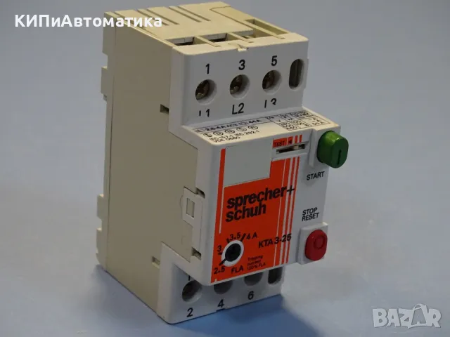Моторна защита Sprecher+Schuh KTA 3-25 1.6/2.5A overload relay motor control, снимка 8 - Резервни части за машини - 48546564