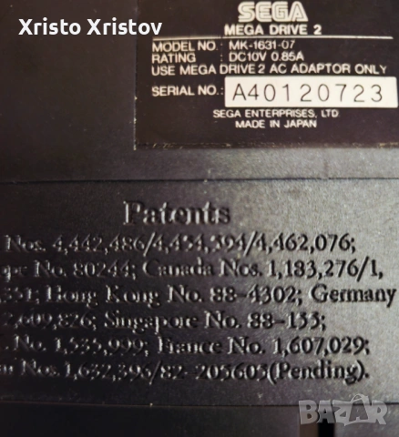 SEGA MEGA DRIVE 2 Original , снимка 3 - Други игри и конзоли - 53611925