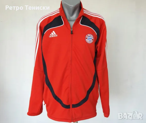 Яке на Байерн Мюнхен • adidas • червено • размер L • сезон 2009 • Мъже