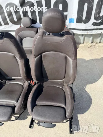 Кожен салон с подгрев алкантара от Mini Cooper S (56) 2.0i, снимка 2 - Части - 56240297