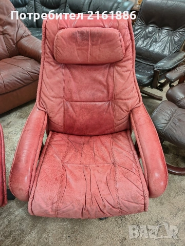 4008 Relax кресло от естествена кожа , снимка 2 - Дивани и мека мебел - 53596238