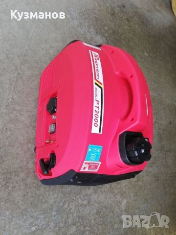 Нови бензинови инверторни генератори за ток 2,0 KW  - ”Powertech PT 2000” - с 24 м. гаранция, снимка 3 - Други машини и части - 41929268