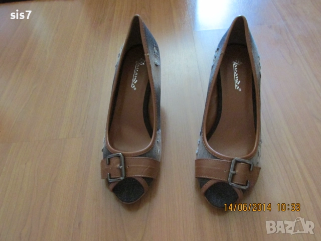 нови обувки-сандали с отворени пръсти тип дънкови, снимка 4 - Дамски ежедневни обувки - 51470859