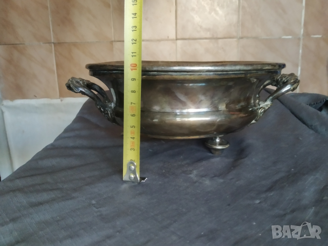 посребрен викториански съд