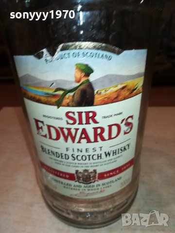 SIR EDWARDS-ГОЛЯМО ПРАЗНО ШИШЕ 3006232045, снимка 2 - Антикварни и старинни предмети - 41407544