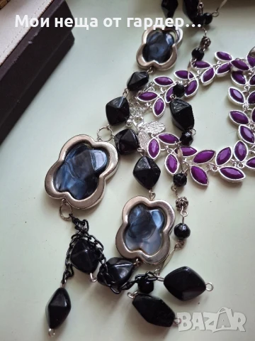 Лот с бижута ,винтидж,разни, снимка 6 - Бижутерийни комплекти - 50966487