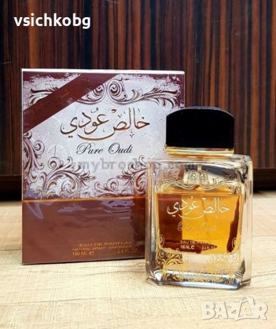 Луксозен aрабски парфюм Lattafa Perfumes Khalis Pure Oudi 100 мл ванилия, гваяково дърво, кехлибар, 