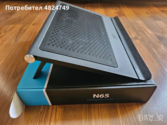 Поставка DeepCool N65, Охладителна, 17,3”, Notebook Cooler, снимка 4 - Лаптоп аксесоари - 56346243