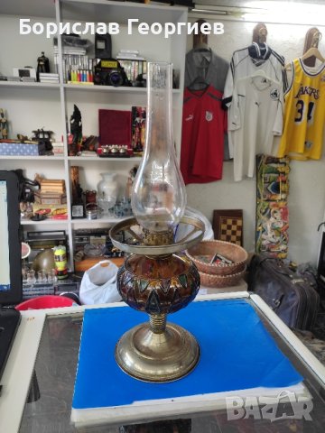 Стара газена лампа Hong Kong, снимка 1 - Антикварни и старинни предмети - 41794189