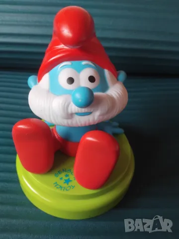 Смърф оригинална нощна сензорна лампа Peyo - Smurf, снимка 2 - Образователни игри - 49852361
