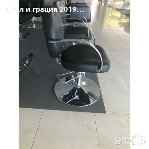 Фризьорски стол PERM ROUND, снимка 2 - Фризьорски столове - 44712611