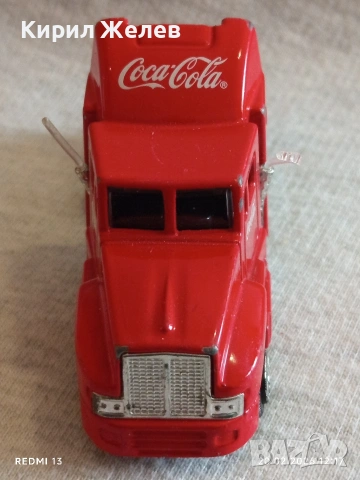 Метална количка Камион COCA COLA за КОЛЕКЦИЯ ДЕКОРАЦИЯ 31127, снимка 2 - Колекции - 53559443