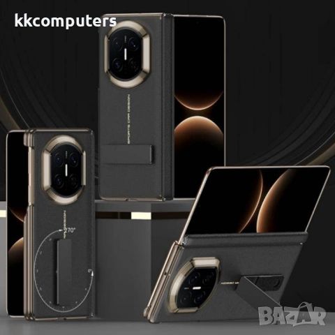 Защитен Калъф Huawei Mate X7 GKK (Веган Кожа) - 360° Защита, Ротиращ Държач 270°, Двуосен Дизайн, Вк, снимка 3 - Калъфи, кейсове - 53150951