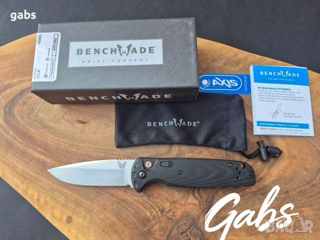 Сгъваем автоматичен нож Benchmade 4300CLA AUTO, снимка 13 - Ножове - 53734090