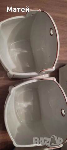 Ретро порцеланови буркани за допълване* сол и брашно* Бг порцелан , снимка 6 - Други - 53088657