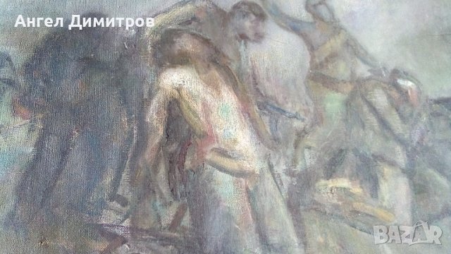 Илия Петров маслена картина платно , снимка 3 - Картини - 41849321