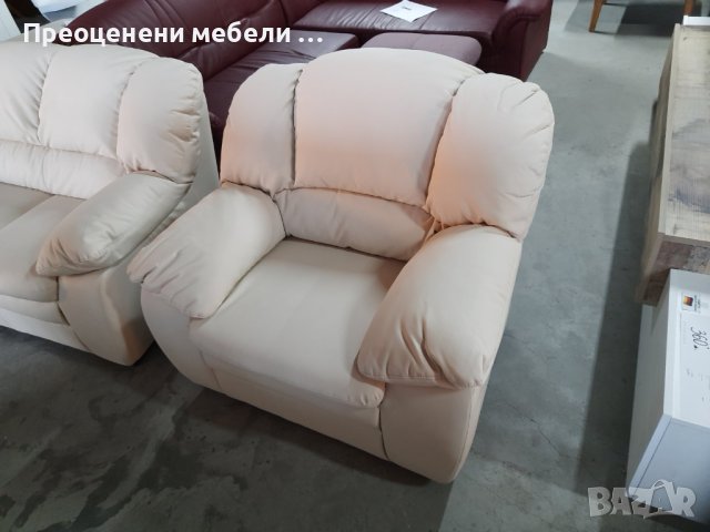 Комплект диван + 2 бр фотьоили Cotta Casino внос от Германия., снимка 6 - Дивани и мека мебел - 42624844