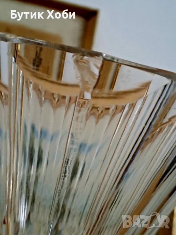 Голяма кристална ваза, снимка 7 - Вази - 38822689