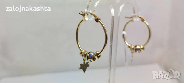 Нови Златни обеци-3,64гр/14кр, снимка 2 - Обеци - 42733565