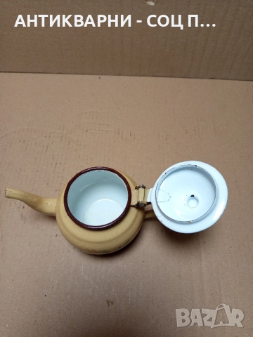 Соц Стар Малък Емайлиран Чайник. , снимка 6 - Антикварни и старинни предмети - 52355790