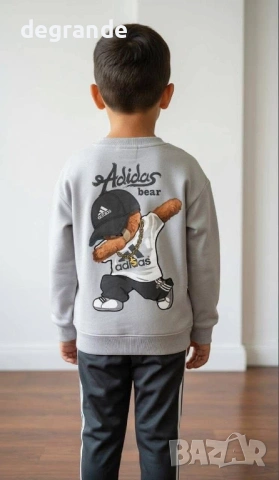 Памучен екип  Adidas   Цена  31  €  92/98/104/110/116/128см , снимка 2 - Детски комплекти - 53286721