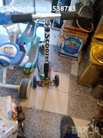 комплект колело и тротинетки мини, снимка 3 - Велосипеди - 53836098