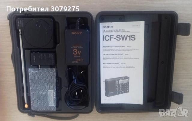 Sony ICF SW1, снимка 6 - Радиокасетофони, транзистори - 52533063