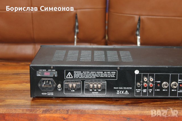 A30 4 Channel Mixer Amplifier - 100V Line, снимка 8 - Ресийвъри, усилватели, смесителни пултове - 42735337