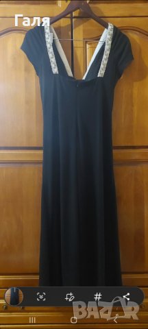 Черна официална рокля р-р L, снимка 5 - Рокли - 41642374