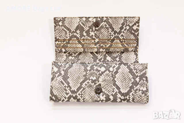 Дамски портфейл AMORE Ginevra - Black, снимка 5 - Портфейли, портмонета - 50657176