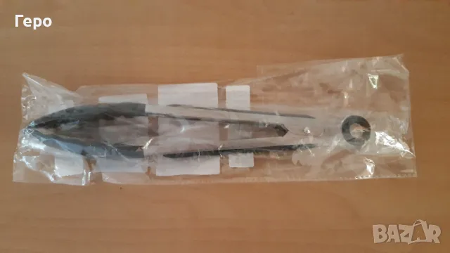 Кухненски щипки от неръждаема стомана със силиконови върхове -27см., снимка 8 - Други - 48508770