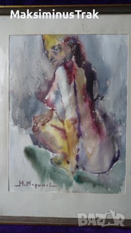 Original Nikola Marinov , снимка 2 - Картини - 39552617