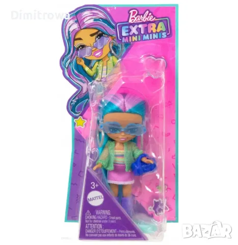 Мини кукла Barbie Extra Mini Minis Rainbow , снимка 2 - Кукли - 48806087