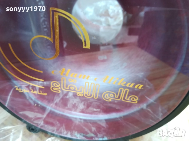 red-ГОЛЯМА ЧЕРВЕНА ТАРАМБУКА С БОЛТОВЕ ОТ СИРИЯ 2608251036, снимка 4 - Ударни инструменти - 51492329