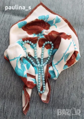 Седем различни броя / Разкошен винтидж шал от времето на соц-а / вносен шал , снимка 3 - Шалове - 47360485