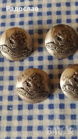 стари английски военни копчета , снимка 3 - Колекции - 40915232