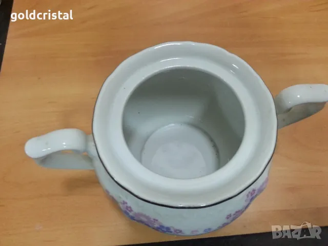 стар български порцелан захарница , снимка 5 - Антикварни и старинни предмети - 49426681