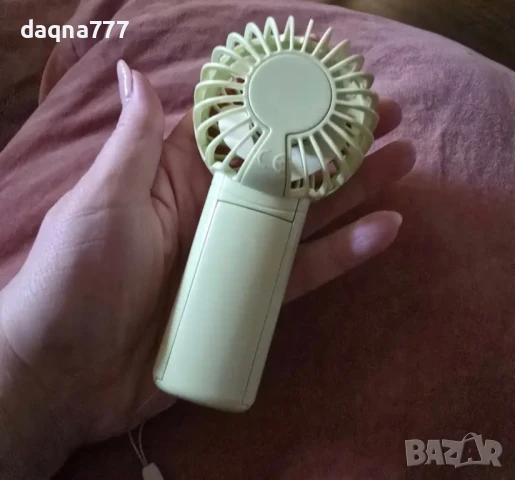 Мини преносим вентилатор на батерии, снимка 9 - Други стоки за дома - 50786621