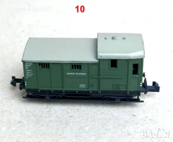 Товарни и пътнически вагони N (1:160) - от 9 до 12, снимка 5 - Колекции - 49365656