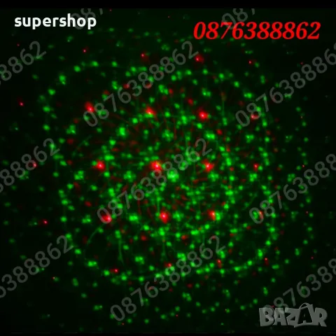 Мини Диско Лазерен Прожектор Свелинни Ефекти в такт с Музиката, снимка 6 - Други - 48080566