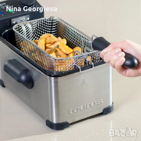 Фритюрник Taurus FRY3 - 2000 W мощност, 3 L капацитет, снимка 6 - Фритюрници - 53143819