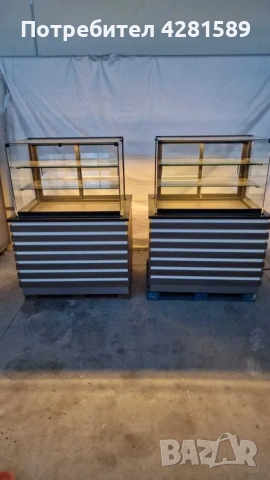 Немска луксозна сладкарска хладилна витрина за торти и сладкарски изделия, снимка 11 - Други машини и части - 53654355