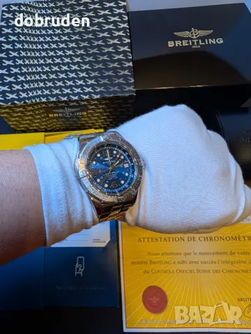 Продава Breitling A17360 SuperOcean Steelfish 42mm diver часовник, снимка 2 - Мъжки - 49277672