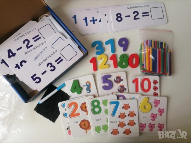 Забавна математика с 30 карти и дървени клечки